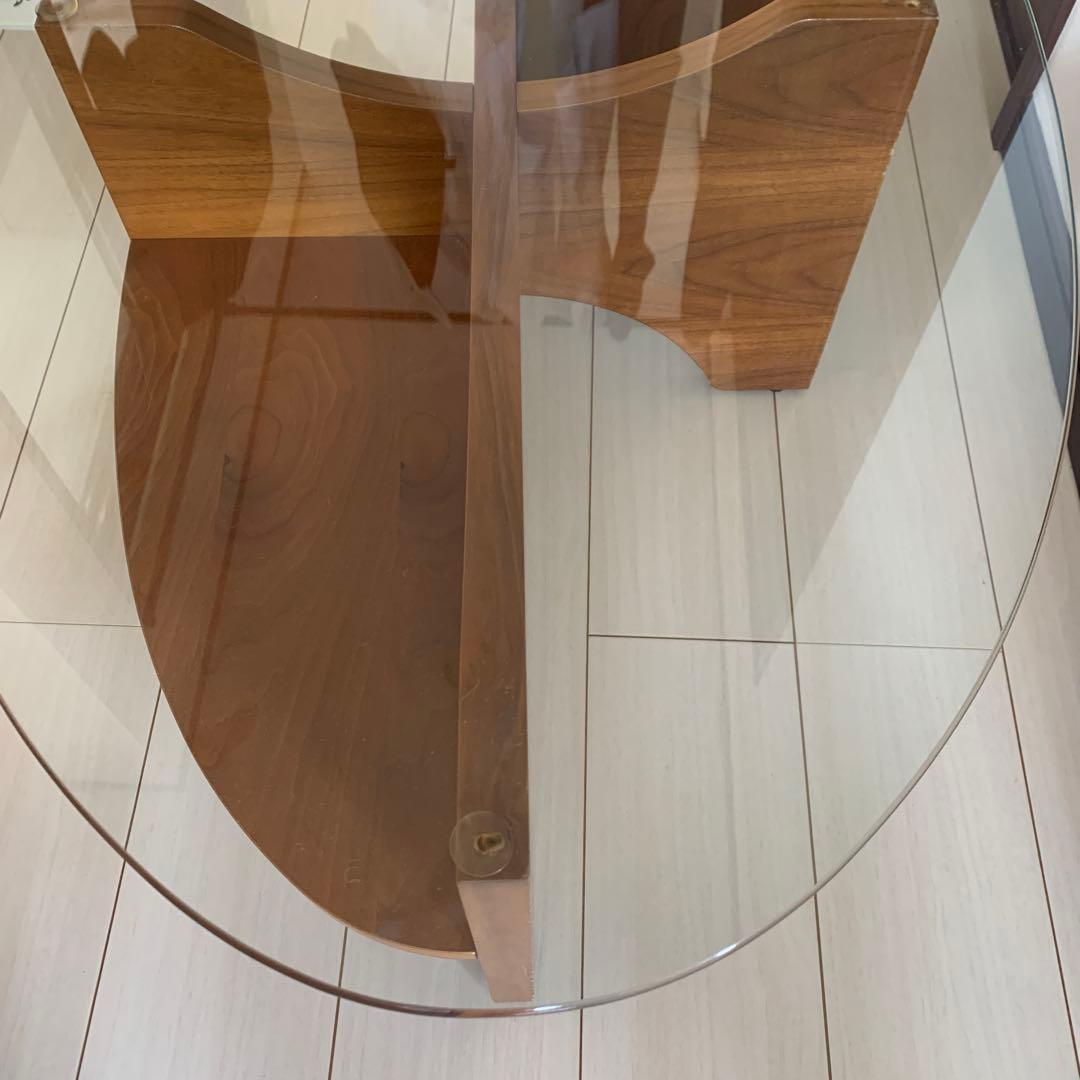 ノーチェ　ガラステーブル　⭐︎現地引渡しのみ⭐︎