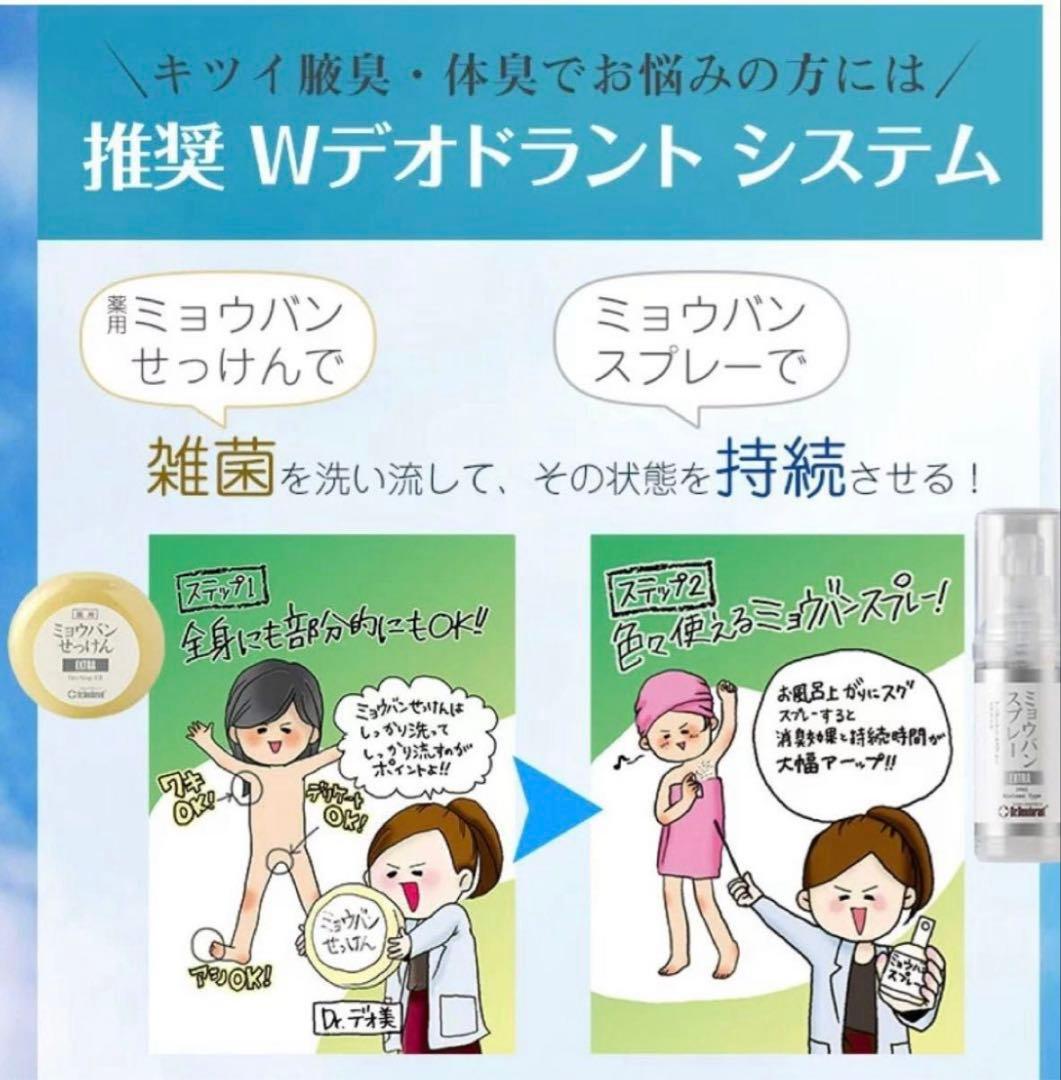 ドクターデオドラント ミョウバンスプレー EX （30ml）５本セット ③