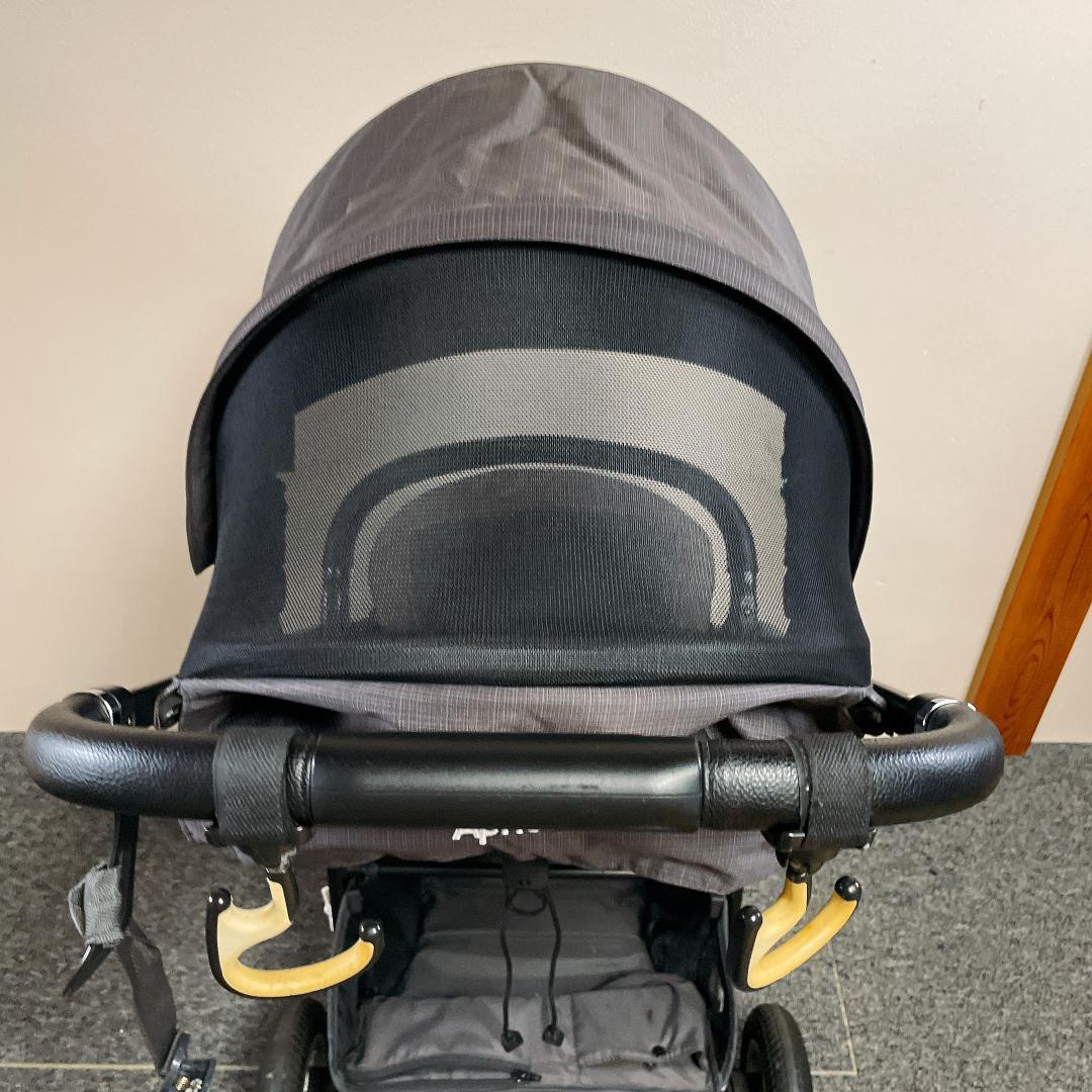 おまけ多数　Aprica スムーヴ ベビーカー　グレー