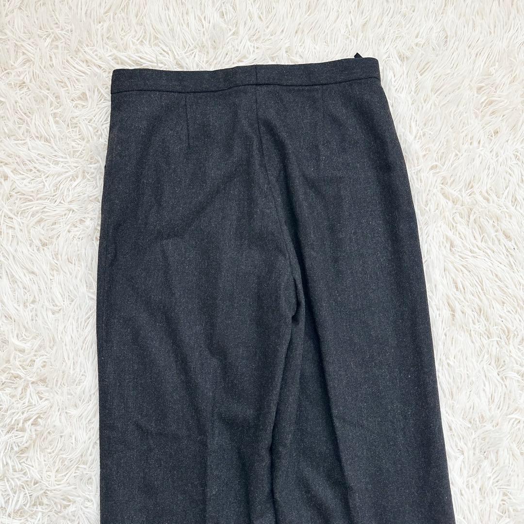 美品✨アルマーニコレツォーニ　カシミヤ混　大きいサイズ パンツスーツ　黒系