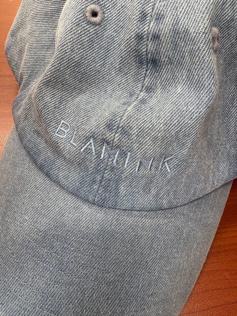 新品　ブラミンク BLAMINK デニム　キャップ