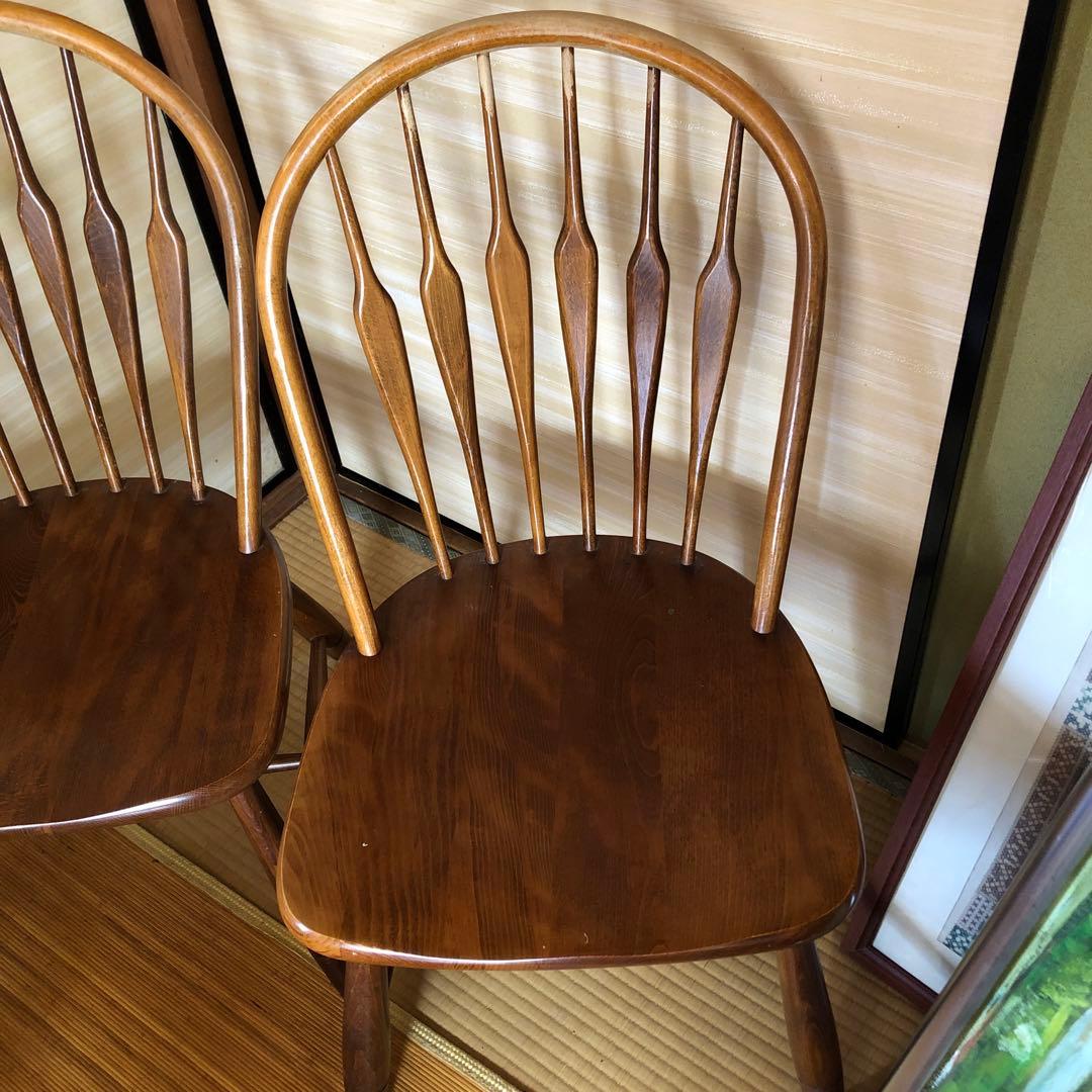 柏木工 無垢材 ウィンザー チェア　ダイニング チェア　1脚　セット販売前提