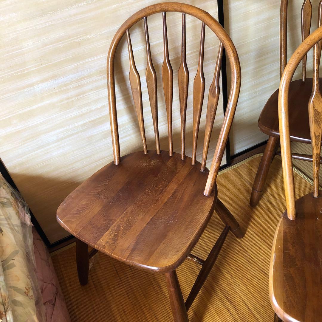 柏木工 無垢材 ウィンザー チェア　ダイニング チェア　1脚　セット販売前提