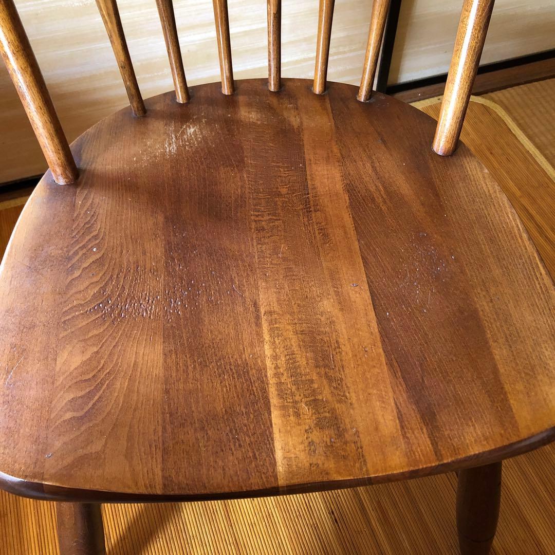 柏木工 無垢材 ウィンザー チェア　ダイニング チェア　1脚　セット販売前提