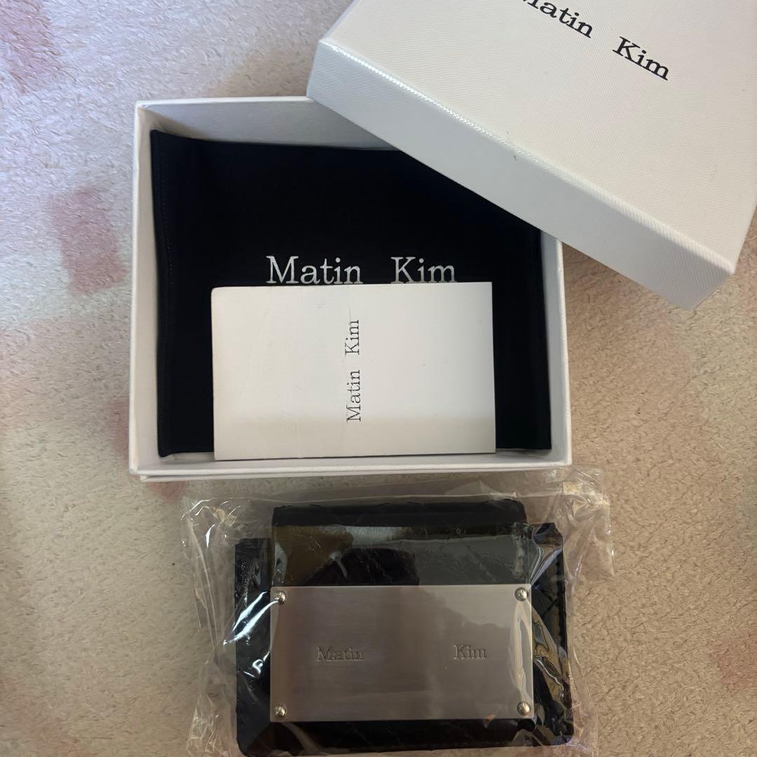 マーティンキム Matin Kim エナメル ミニ財布 新品未使用