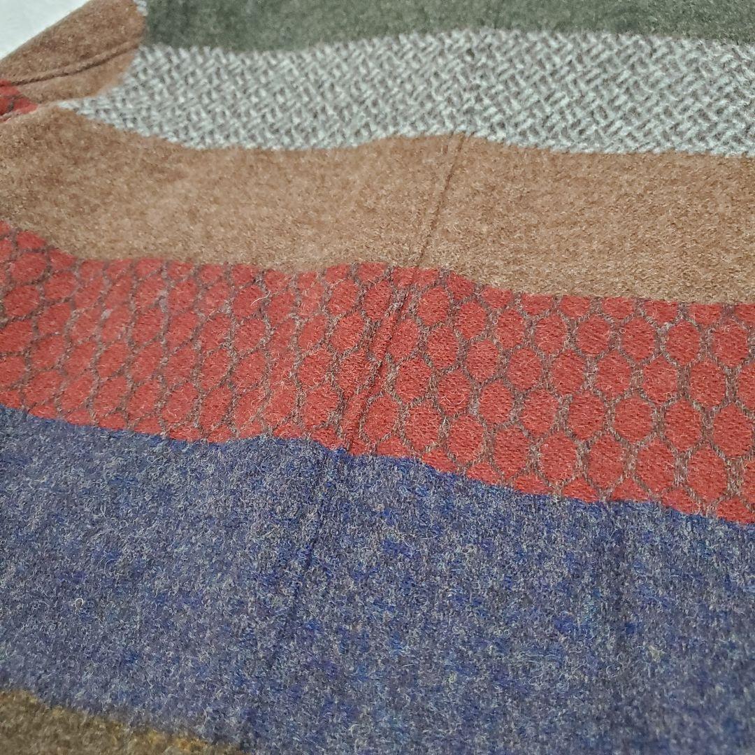 美品✨CALEE　キャリー　ドビーボーダー　ロングコート　ペイズリー　L