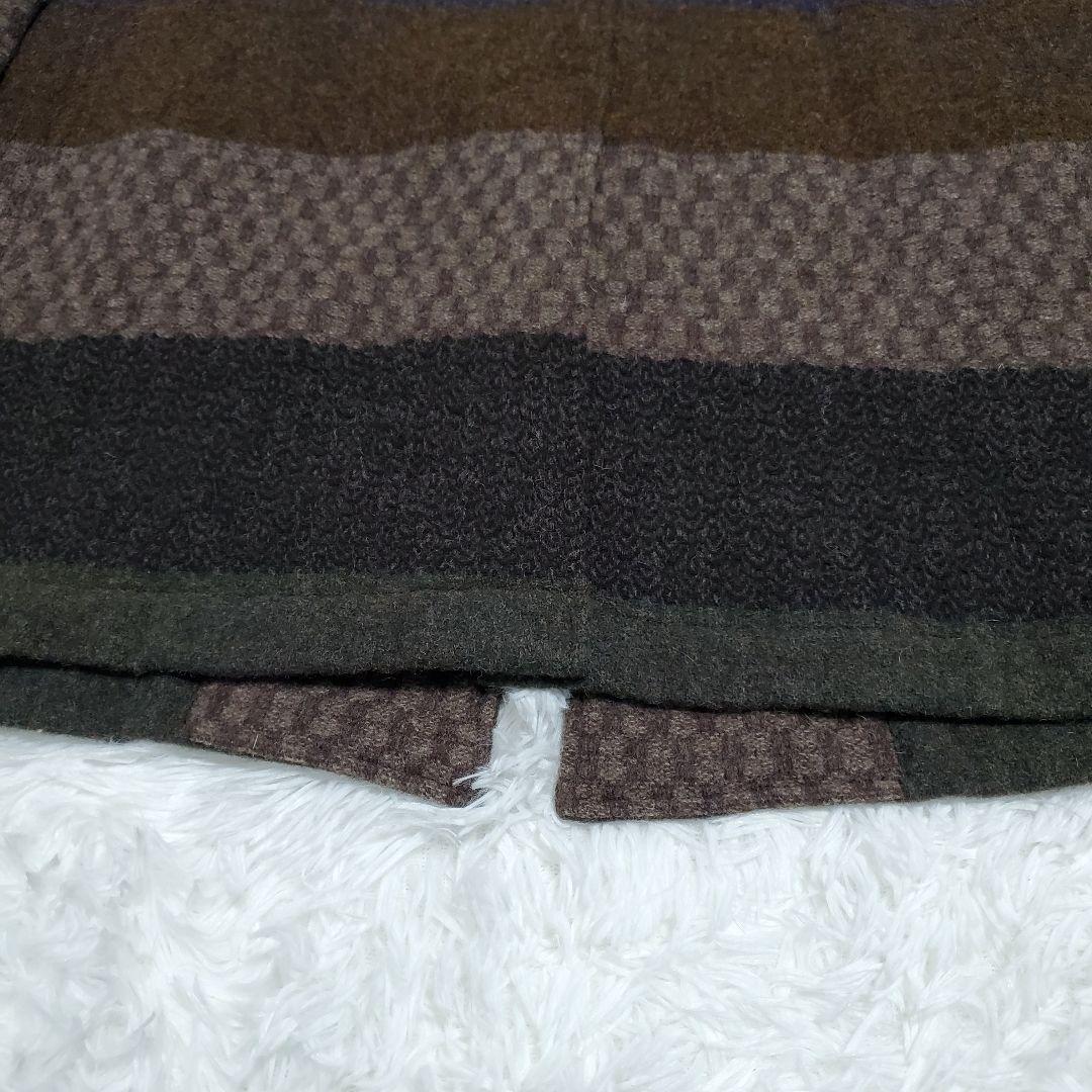 美品✨CALEE　キャリー　ドビーボーダー　ロングコート　ペイズリー　L