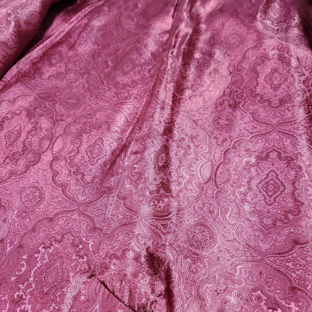 美品✨CALEE　キャリー　ドビーボーダー　ロングコート　ペイズリー　L