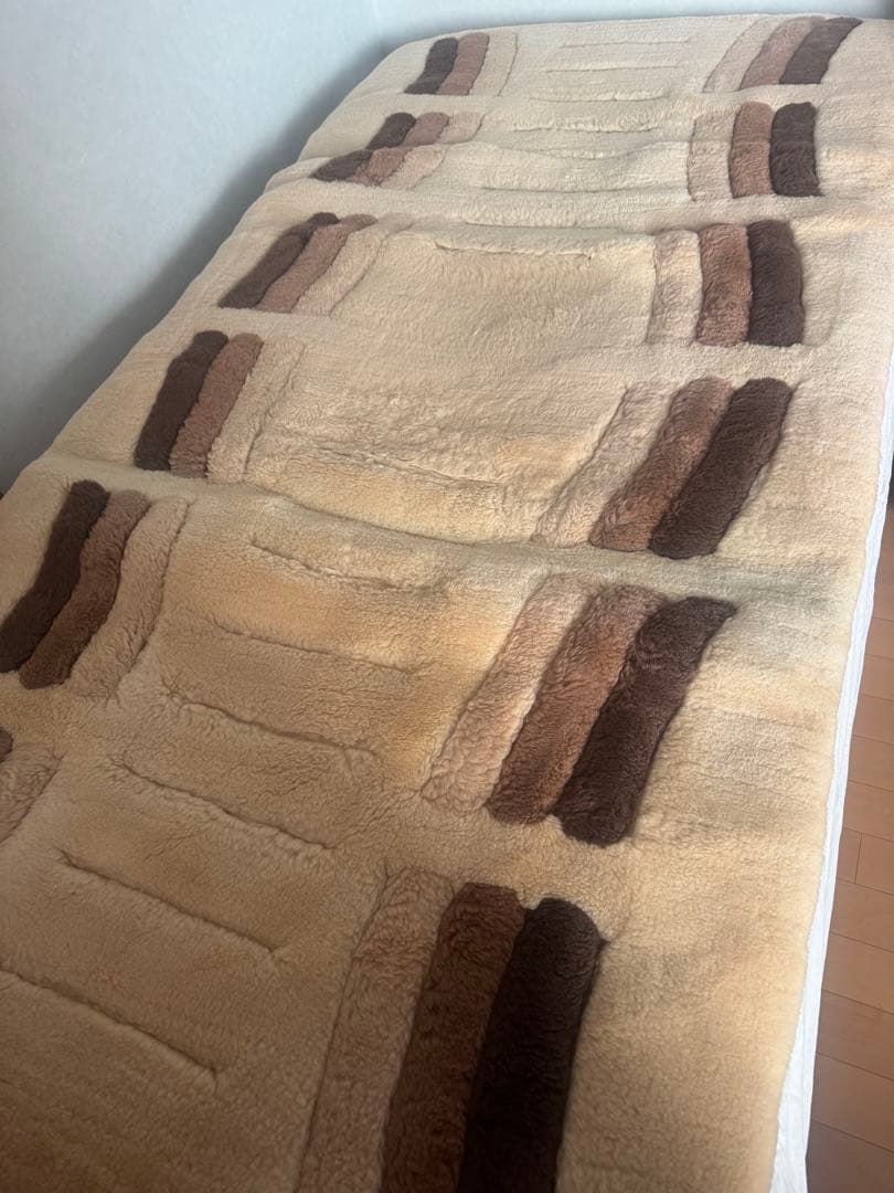 丸八真綿　敷き布団　ムートン　ファートン