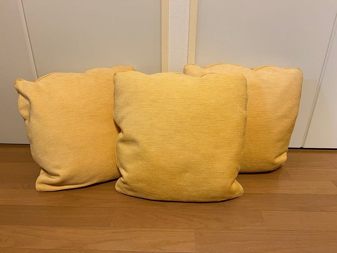 未使用 アルフレックス arflex クッション3点 フェザー