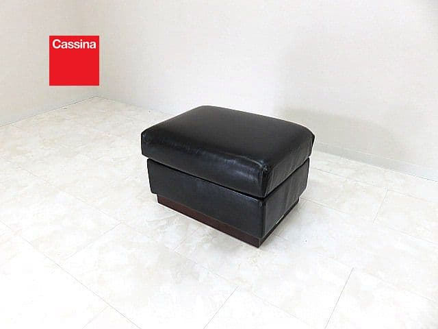 k*o様 Cassina　IXC/カッシーナ 総革オットマン 　スツール/本革オ