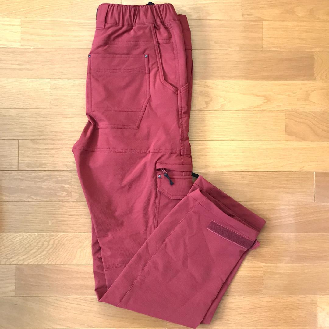 シマノ　ゼフォー　フィッシング　ウォームパンツ　ガーネット　裏起毛　LLサイズ