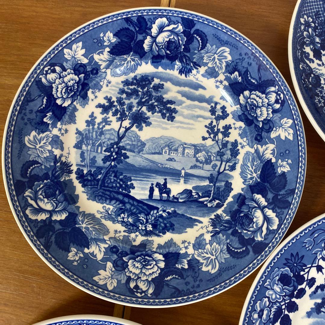 ウェッジウッド　ブルー＆ホワイト　リミテッドエディション23cmプレート