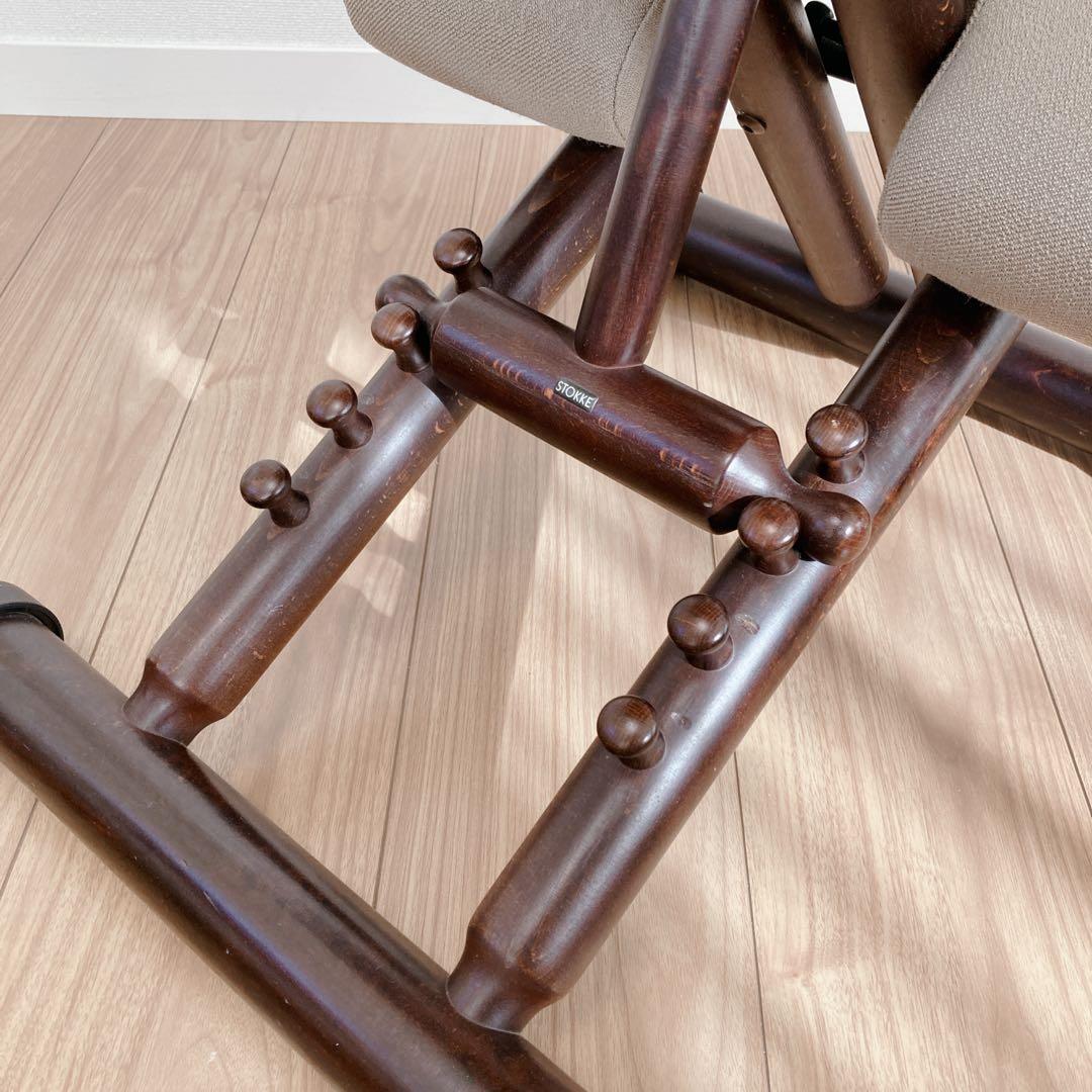 【人気✨】STOKKE VARIERMULTI ストッケ　バランスチェアブラウン