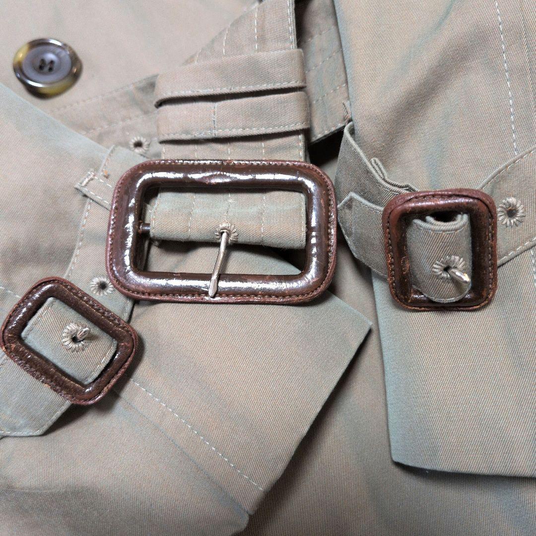 【美品】アクアスキュータム☆玉蟲色　ライナー　ベルト　ダブル　トレンチコート