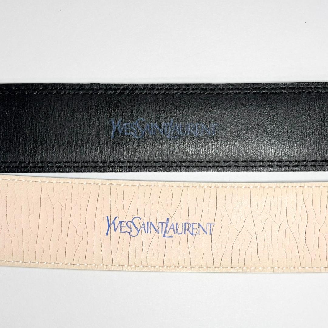 【ランクA】Yves Saint Laurent ベルト 2本セット