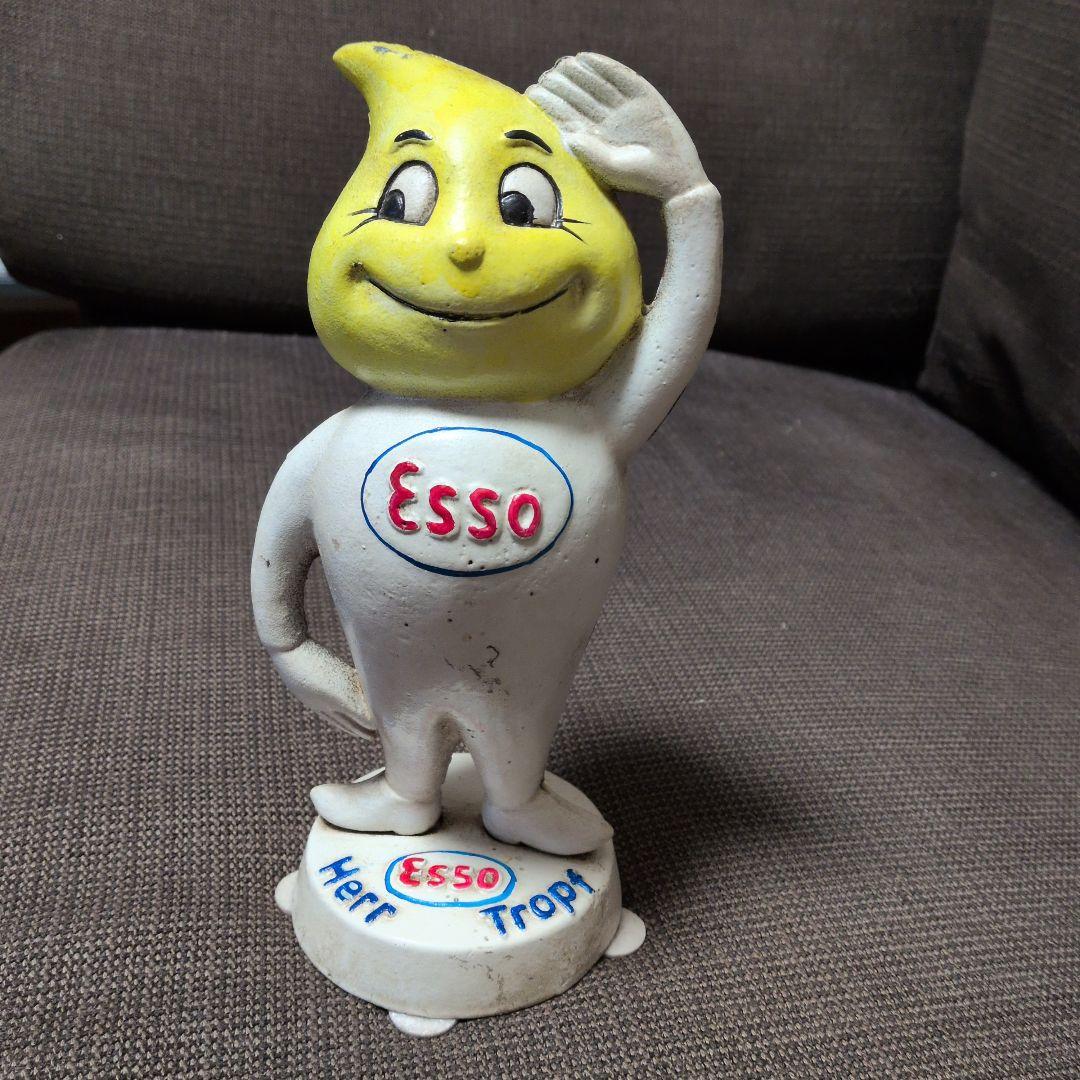 Esso boy 鋳物製貯金箱