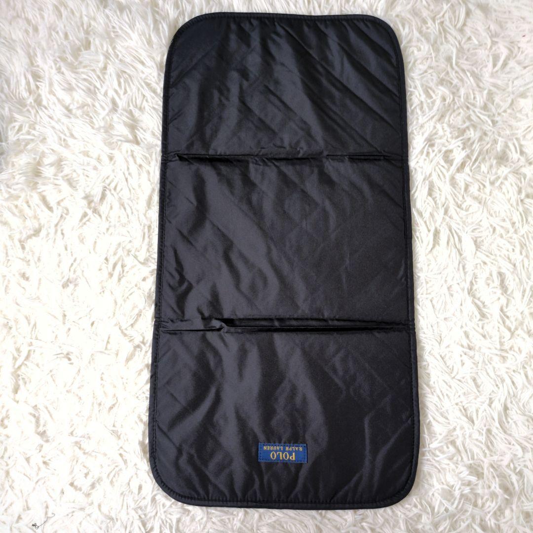ポロラルフローレン　マザーズバッグ　キルティング　2way　おむつ替えシート　黒