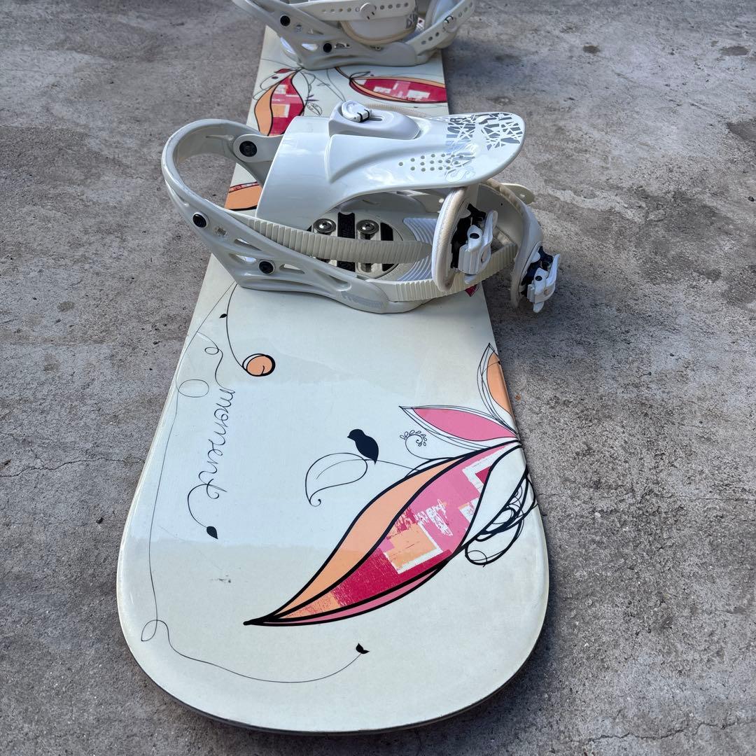 FLUX 花柄ビンディング ホワイト