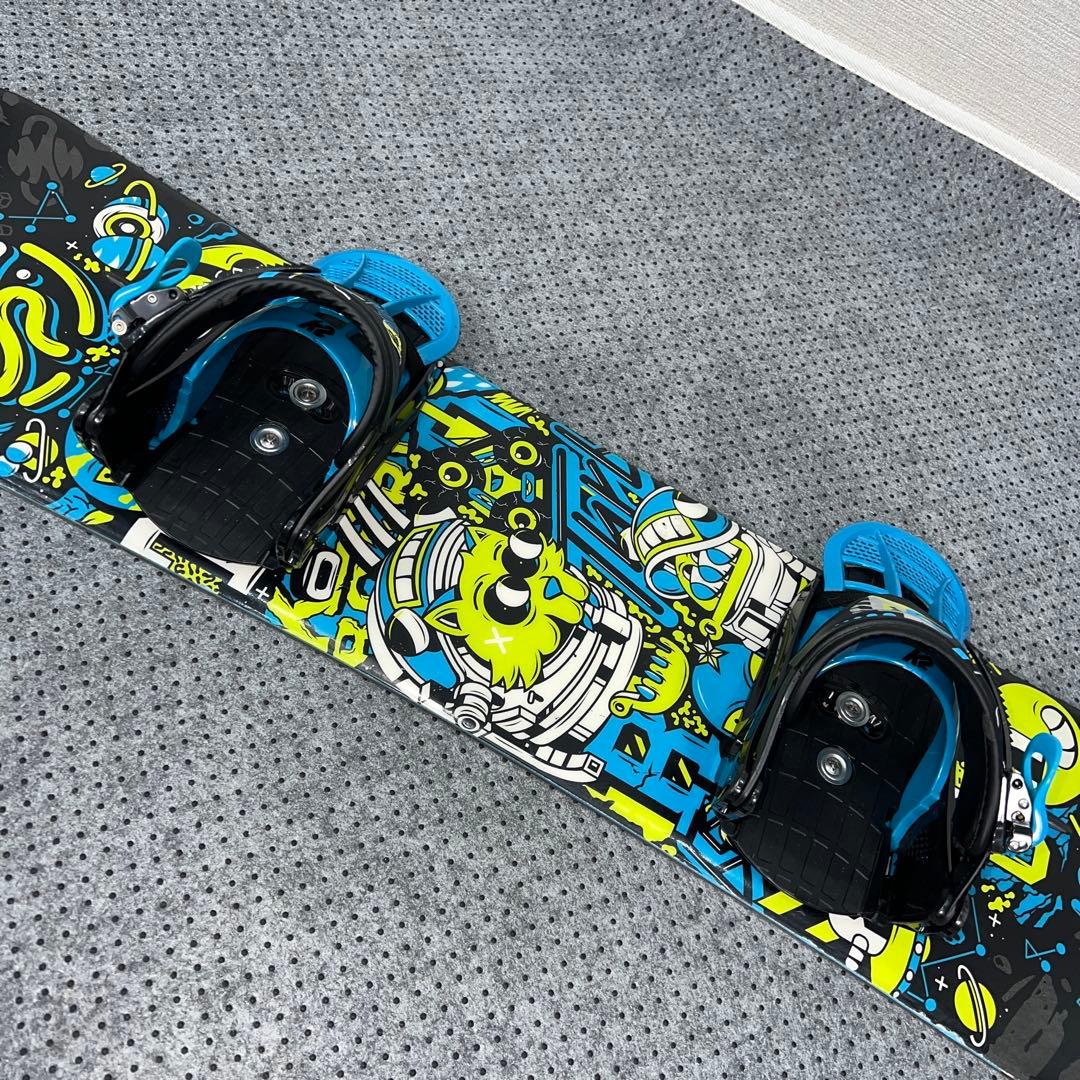 7-８回使用キッズスノーボード MINI TURBO 110cm＋バイン＋ブーツ