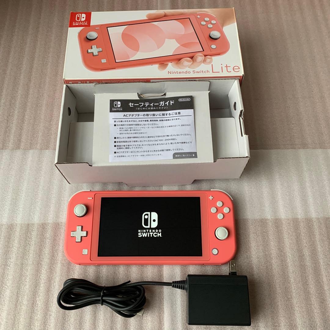 t*k様 Nintendo Switch Lite ピンク(コーラル) 本体 カ