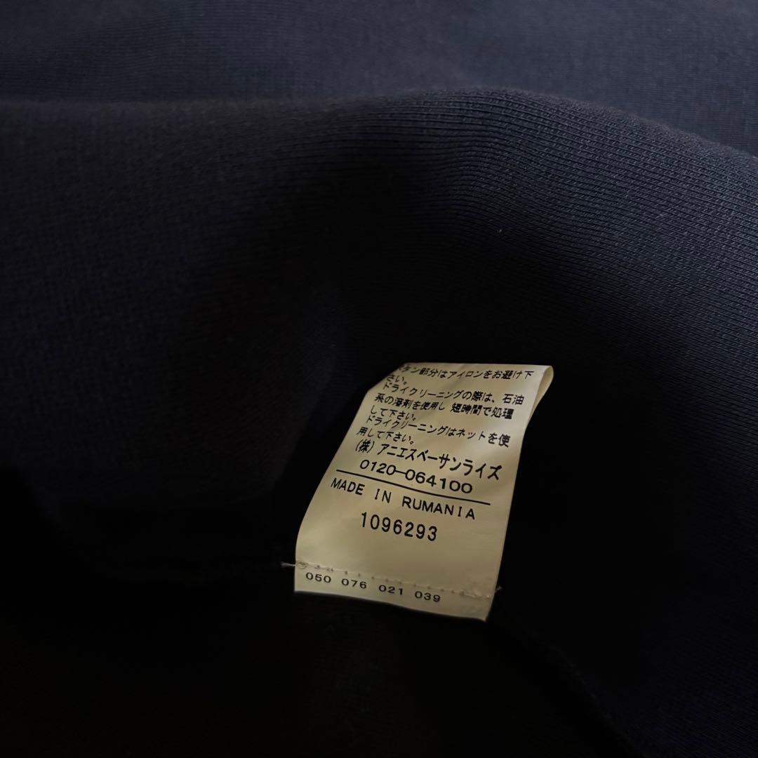 agnes b cotton napoleon jacket y2k 黒