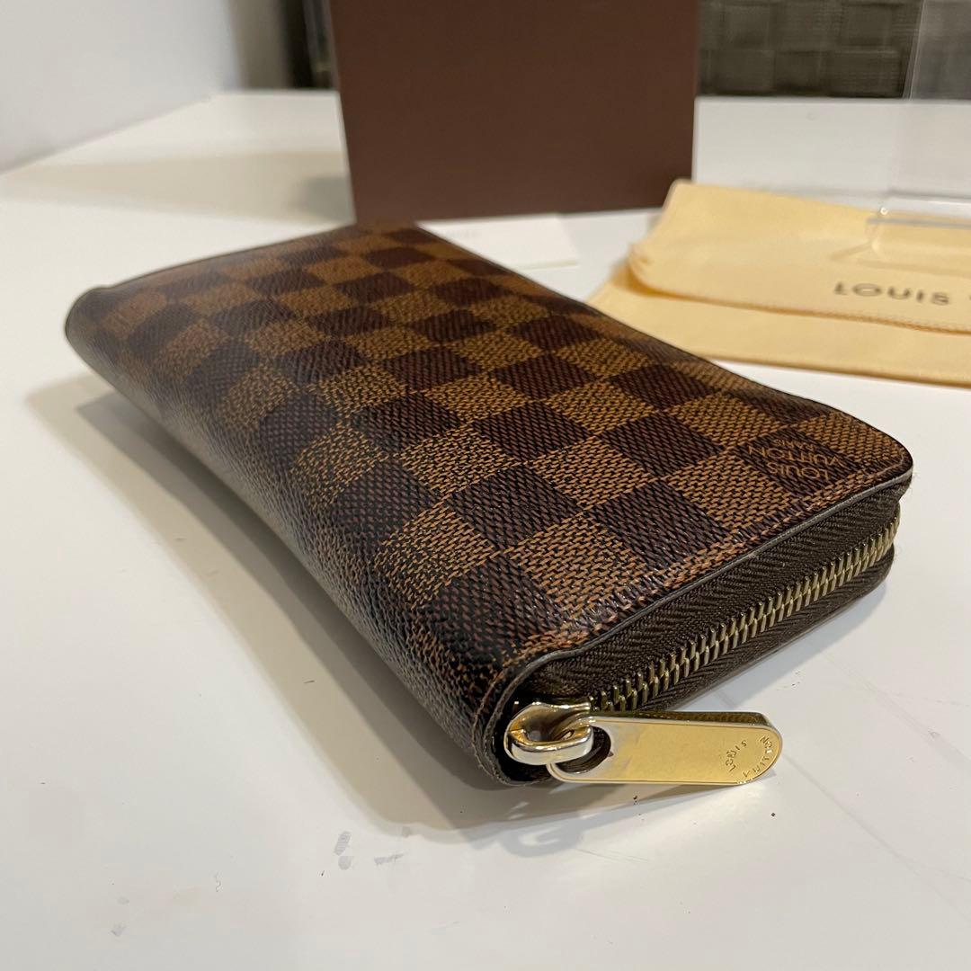 た*0様 LOUIS VUITTON ダミエ長財布 保存袋付き