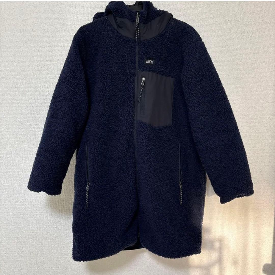 TAION×NOLLEY' ネイビー ロングダウンジャケット