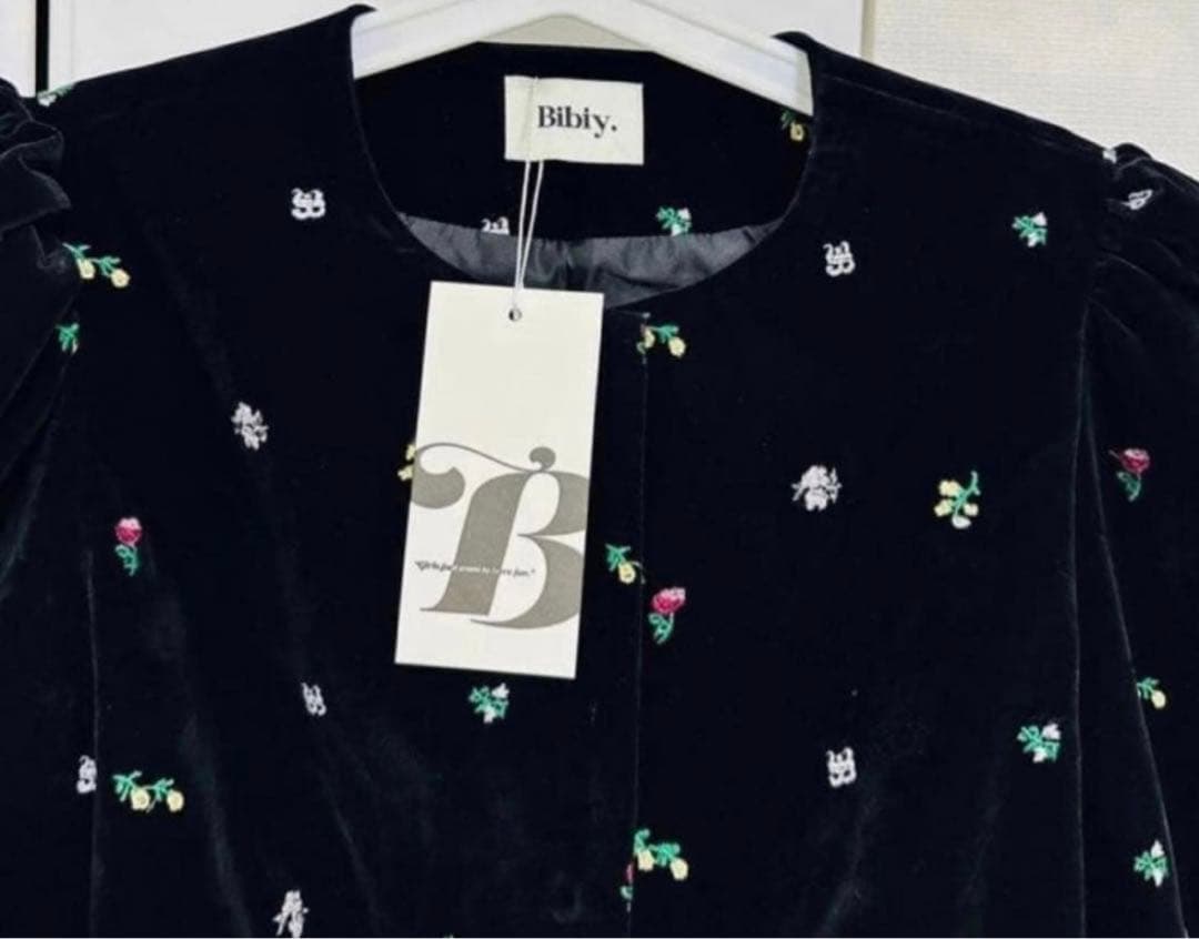 1点Bibiy. B. STARRY PEPURAMU CARDIGAN ビビィ