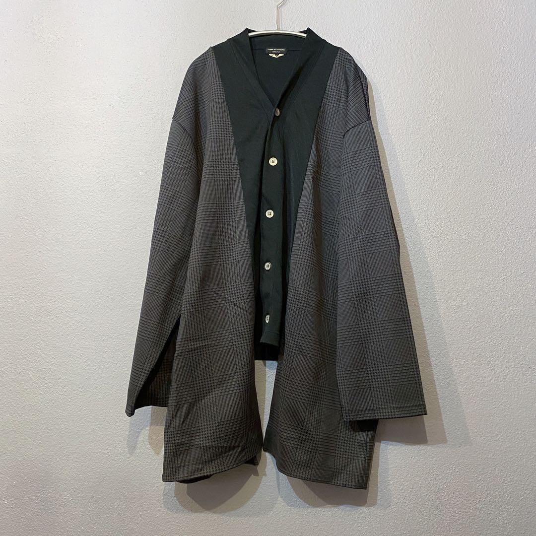 コムデギャルソンオムプリュス エステル製品染めオーバーサイズカーディガン