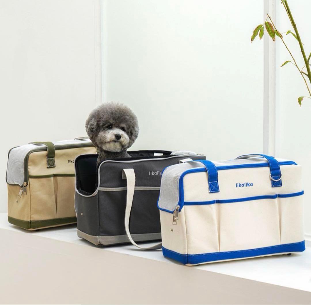 lika lika キャリーバッグ Mサイズ クッション付き 韓国