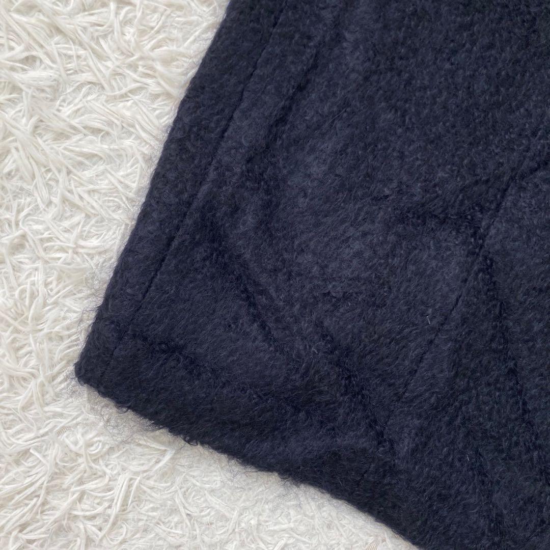 専用REYC モヘヤコート ネイビー 34 ロングコート 上品