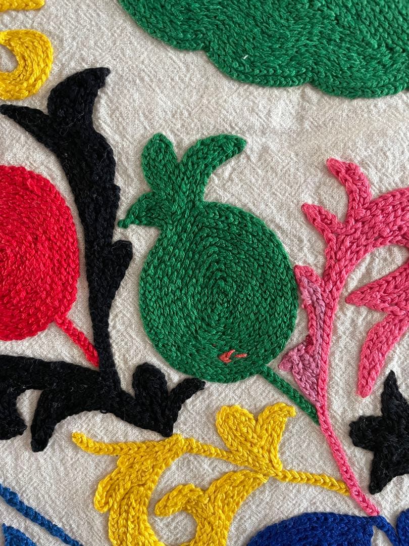 「最終価格」 スザニ刺繍　スザニ　手仕事　インド　一点もの　伝統工芸