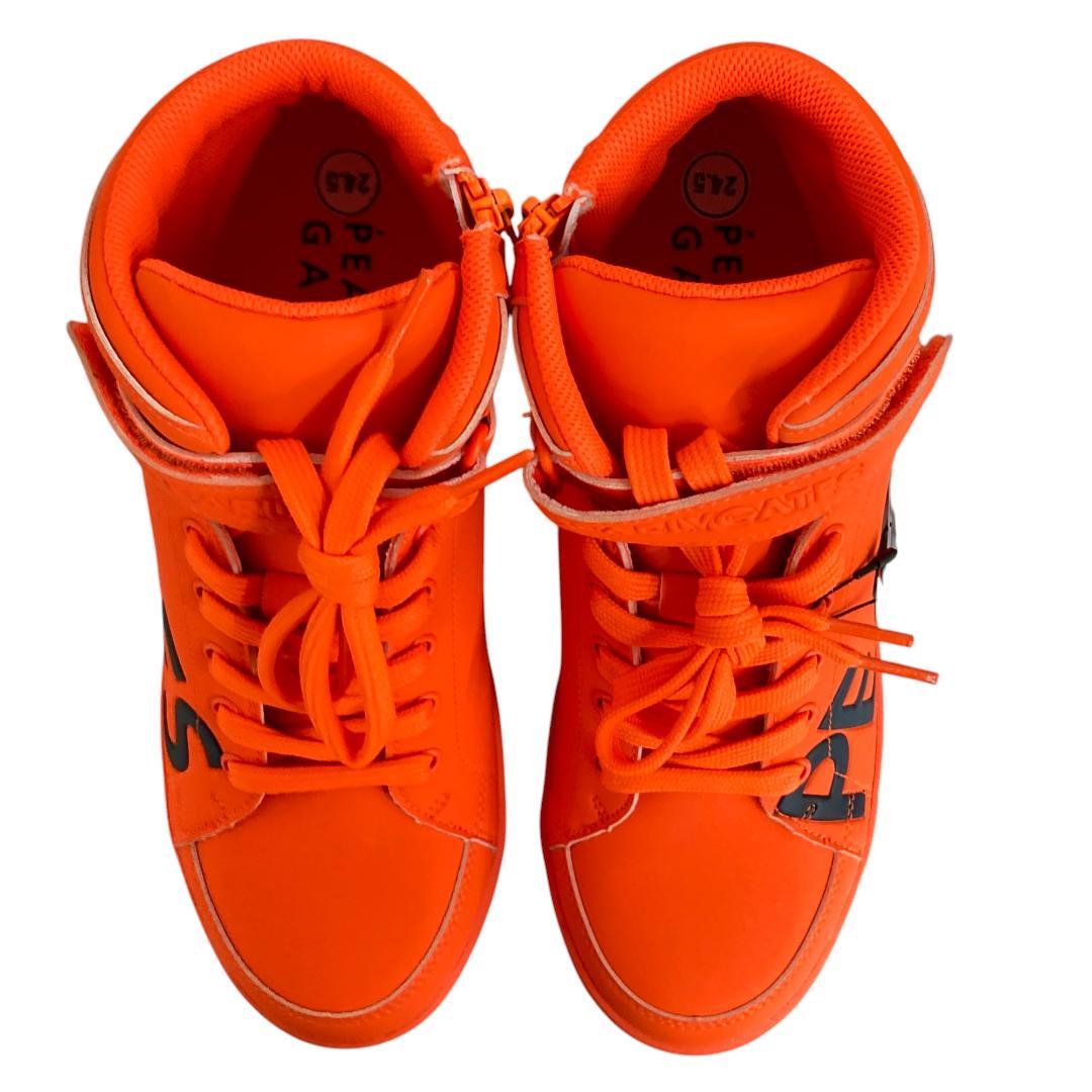 ★新品PEARLYGATES パーリーゲイツ オレンジ ゴルフシューズ 24.5