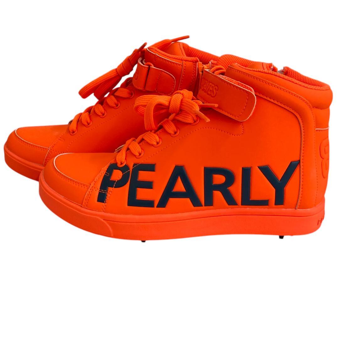 ★新品PEARLYGATES パーリーゲイツ オレンジ ゴルフシューズ 24.5