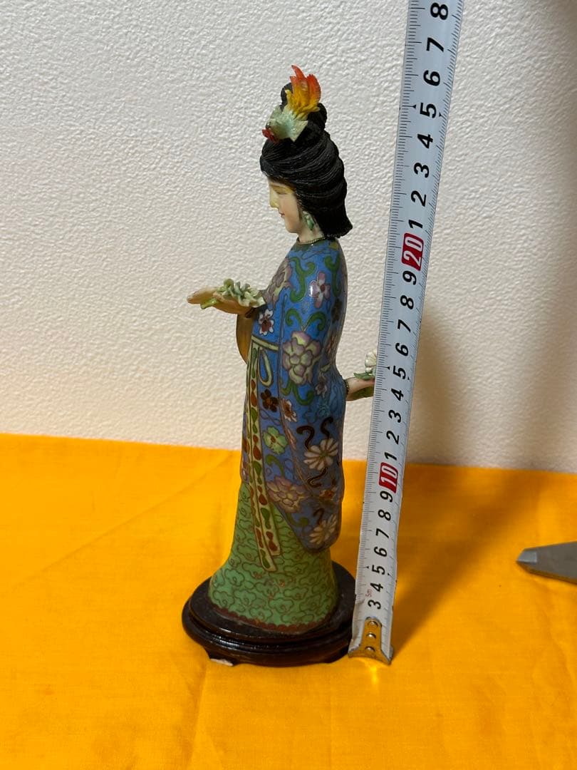 景泰藍 七宝焼美人 中国骨董