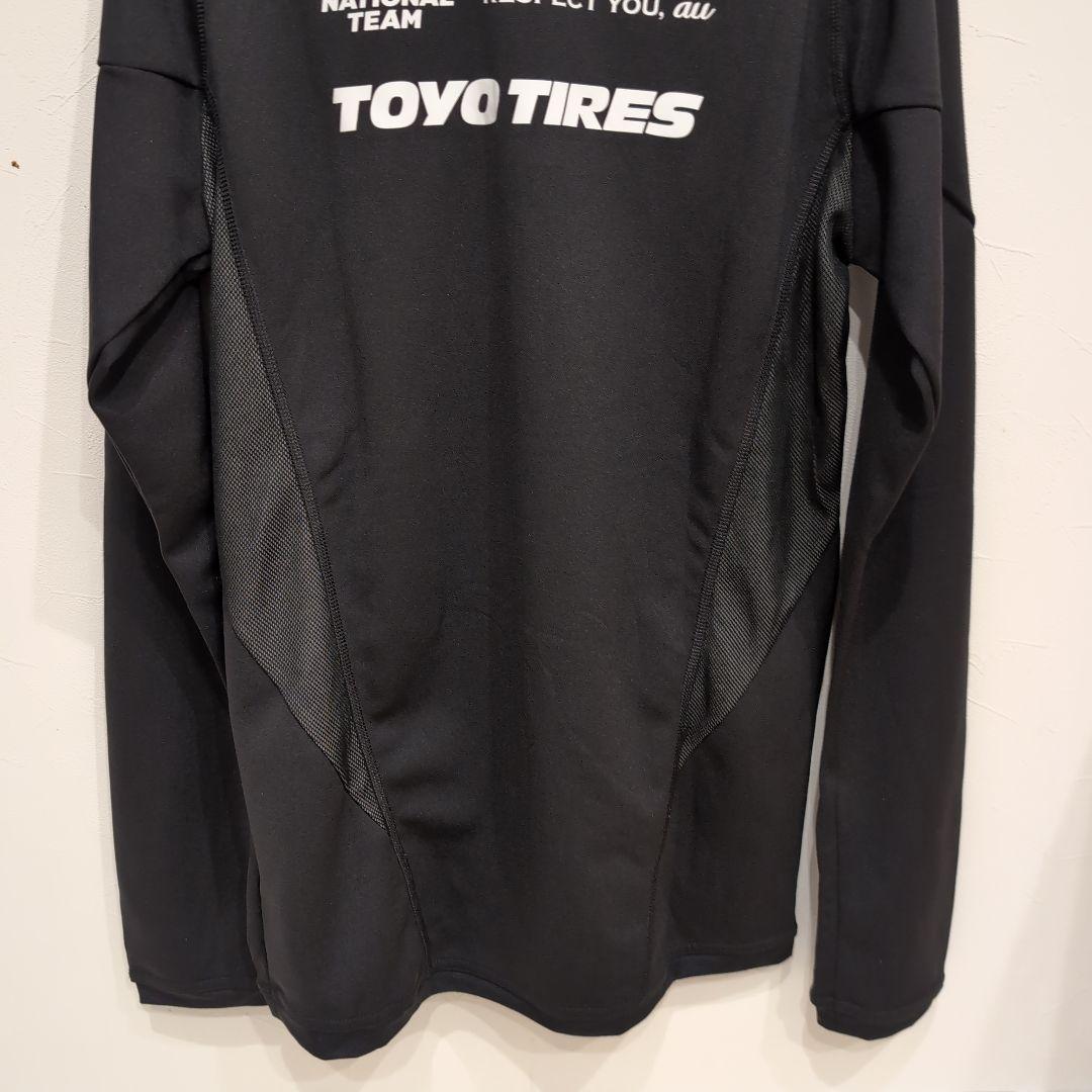 adidas 日本代表 長袖ジャージ 黒　DREAMロゴ入り　非売品　支給品　М