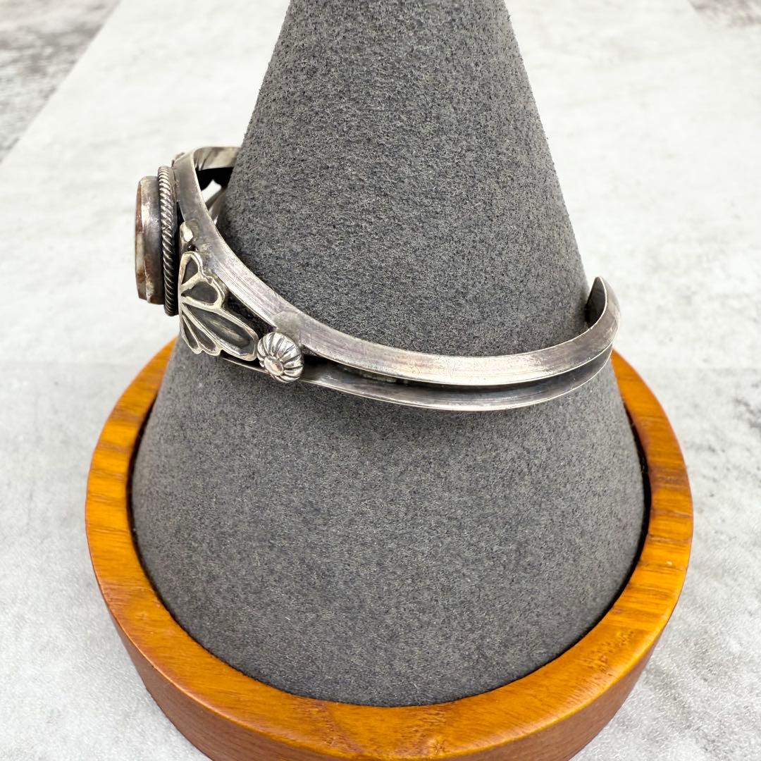 NAVAJO アーノルドグッドラック カラーストーンシルバーバングル