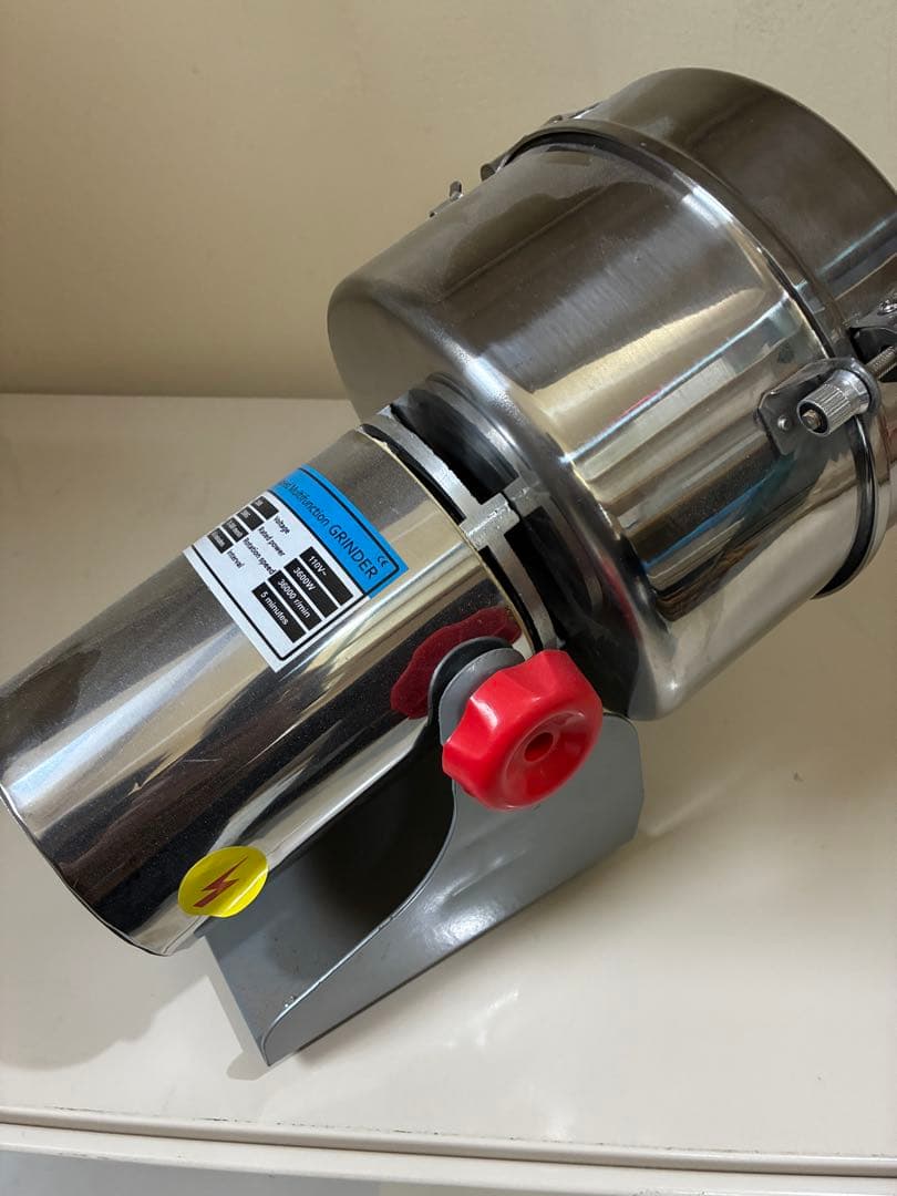 CGOLDENWALL 2500g粉末ミルLED 電動微粉砕機業務用 穀類