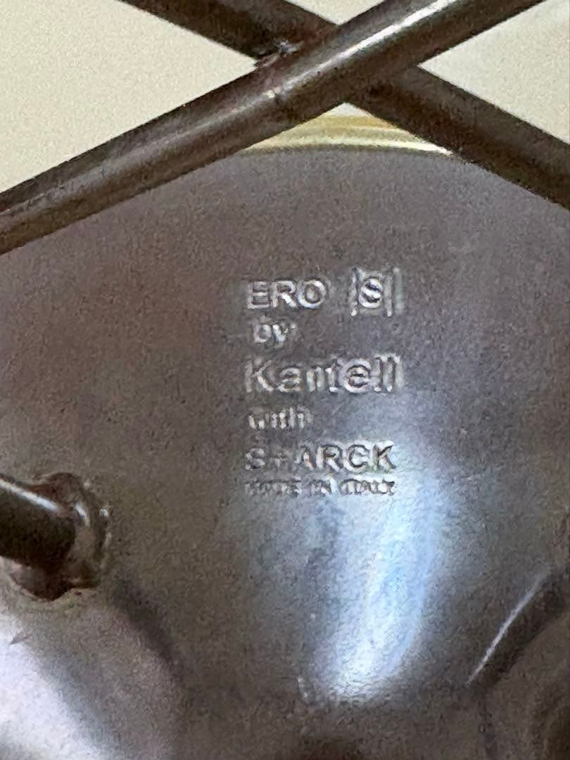 ★Kartell カルテル　エロエスチェア　4本脚　ホワイト①