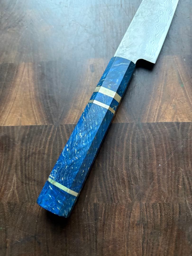 関　打刃物　VG10 ダマスカス　ペティナイフ　150mm 包丁　スタビライズ