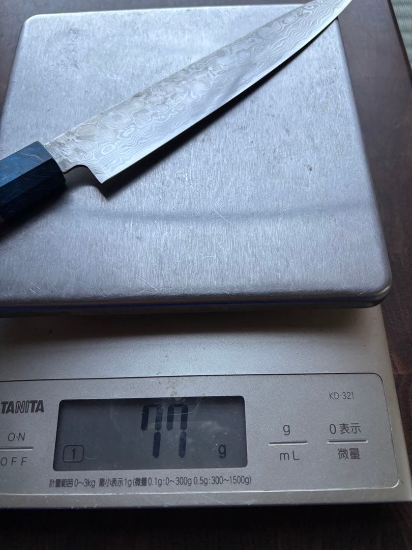 関　打刃物　VG10 ダマスカス　ペティナイフ　150mm 包丁　スタビライズ