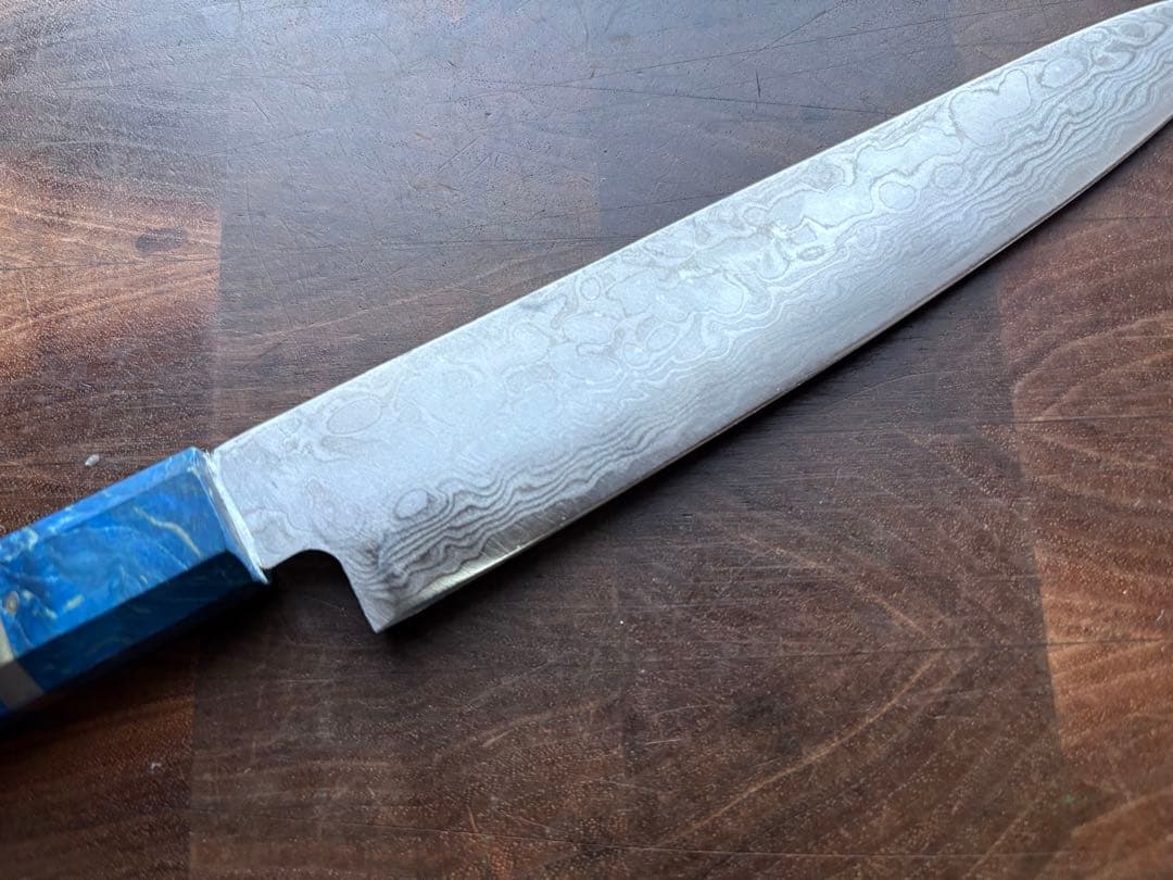 関　打刃物　VG10 ダマスカス　ペティナイフ　150mm 包丁　スタビライズ