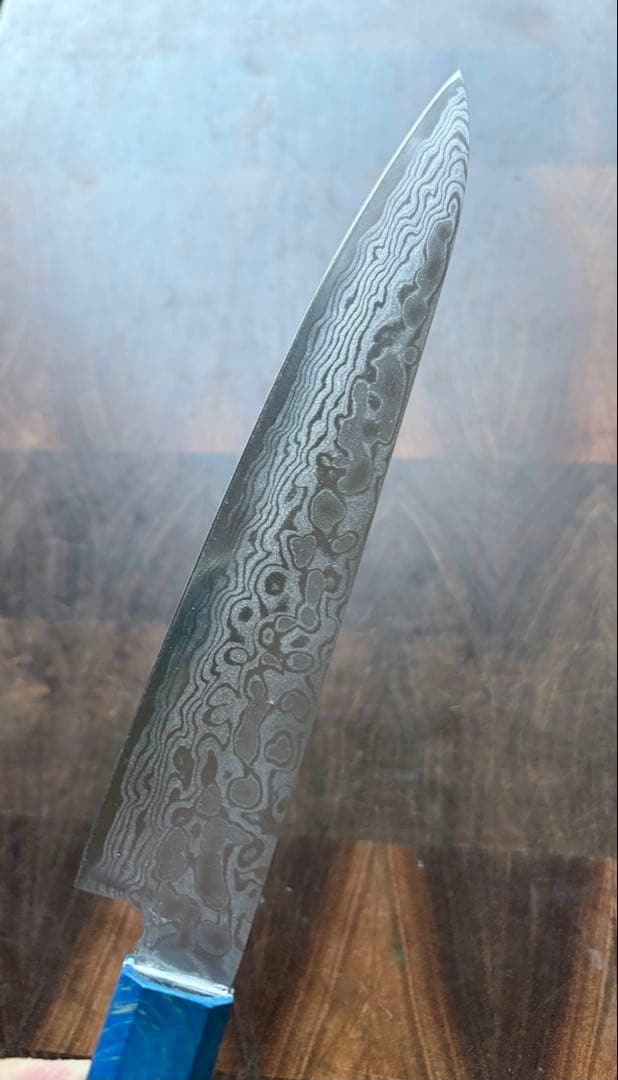 関　打刃物　VG10 ダマスカス　ペティナイフ　150mm 包丁　スタビライズ