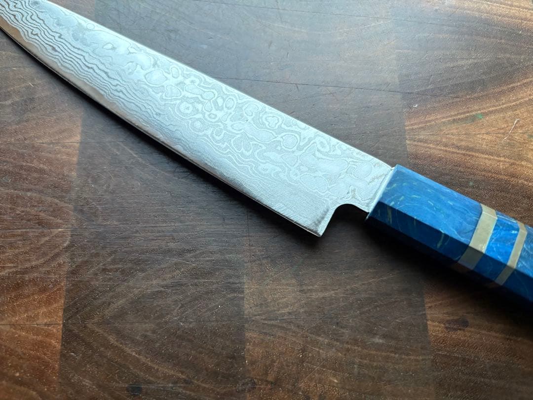 関　打刃物　VG10 ダマスカス　ペティナイフ　150mm 包丁　スタビライズ