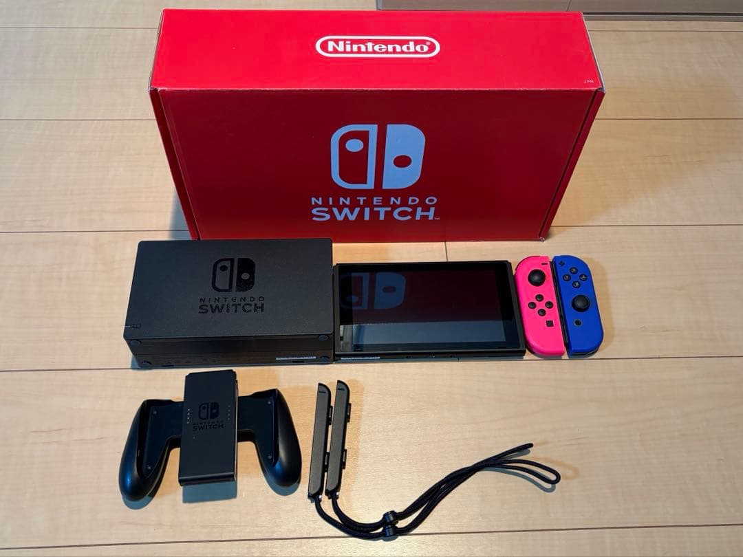 Nintendo Switch ネオンピンク/ブルー　箱あり