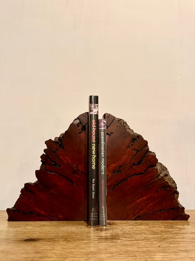 天然木 ブックエンド オーストラリア