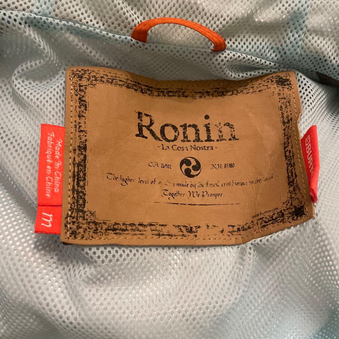 BURTON RONINオレンジ　スノーボードウェア+オリーブ色パンツAKセット