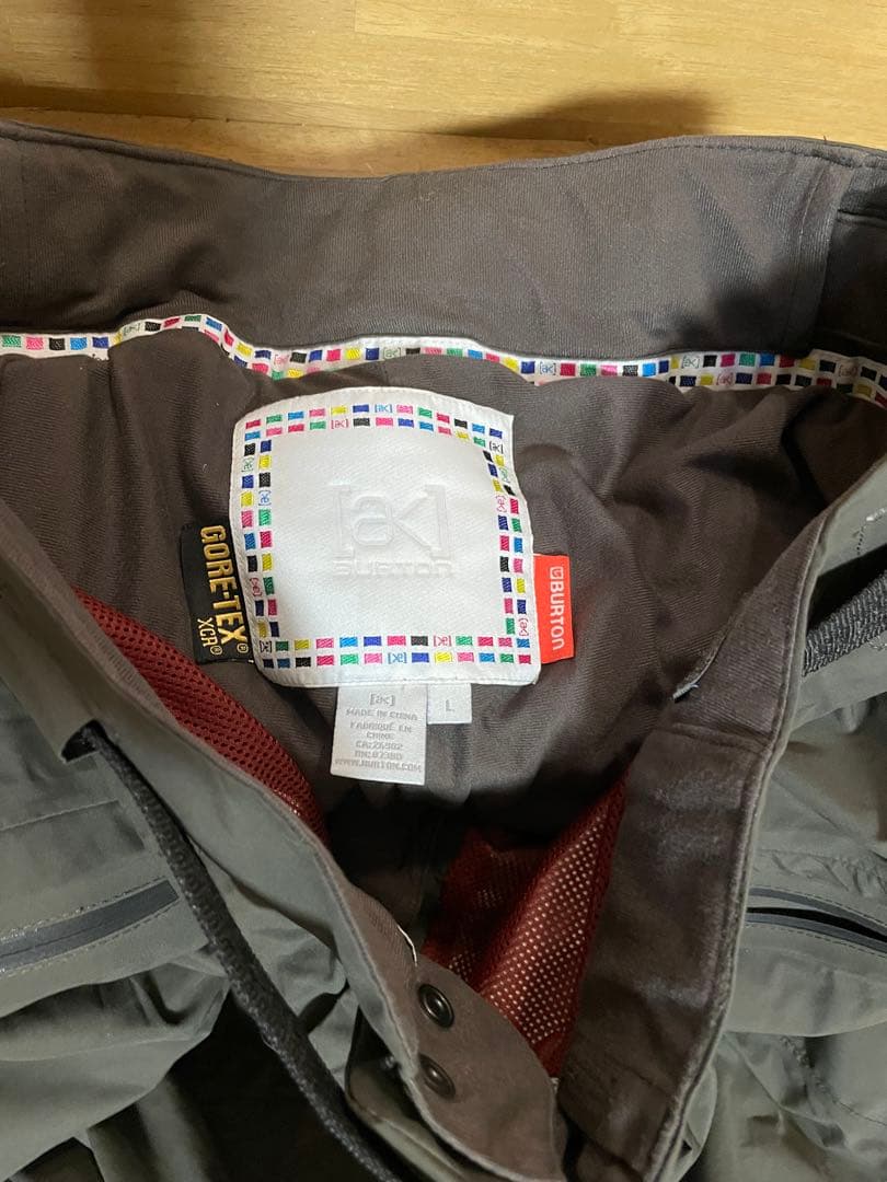 BURTON RONINオレンジ　スノーボードウェア+オリーブ色パンツAKセット