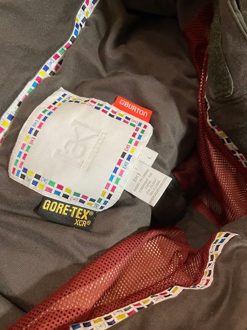 BURTON RONINオレンジ　スノーボードウェア+オリーブ色パンツAKセット